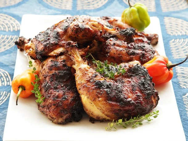 jamaican food - Jerk Chicken