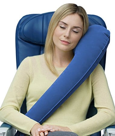 how to wear a cabeau neck pillow