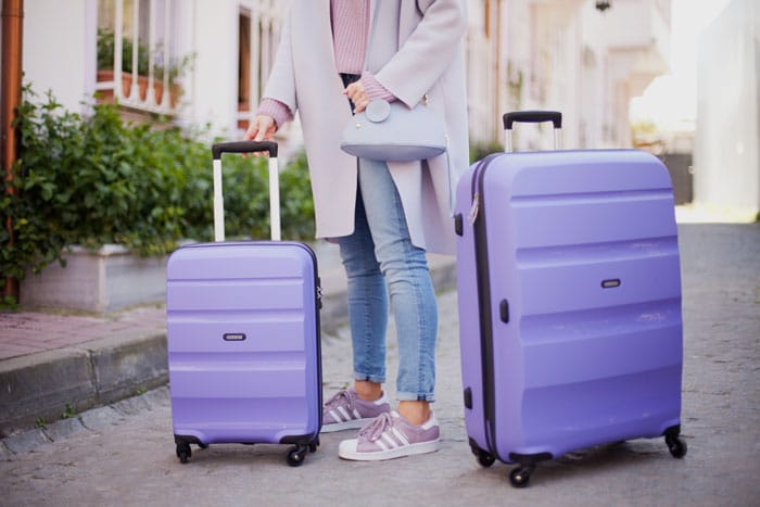 american tourister suitcase sizes