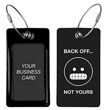 "Back Off... Not Yours" Luggage Tag