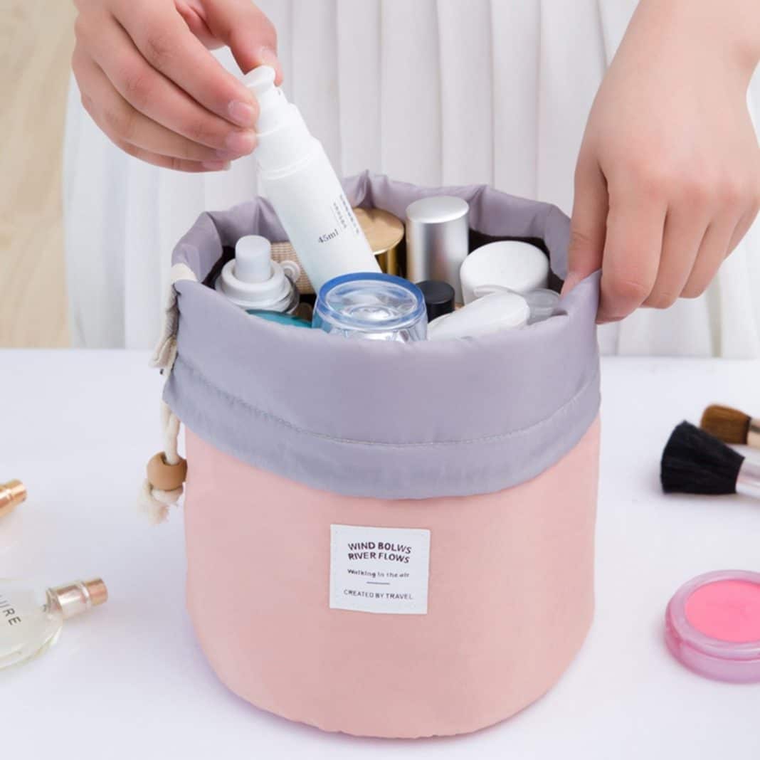 Tancendes Bucket Travel Cosmetic Bag