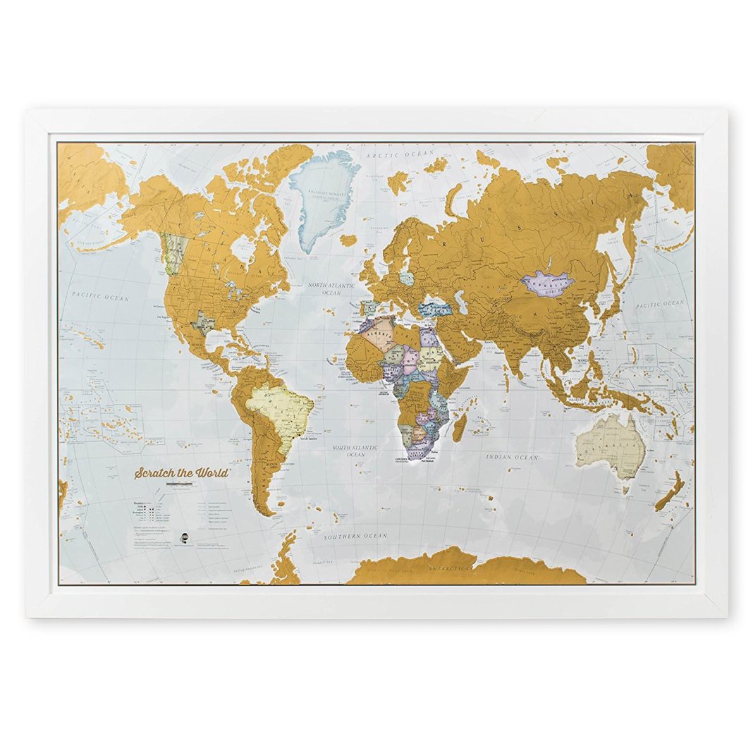 travel gifts - Scratch-Off Map