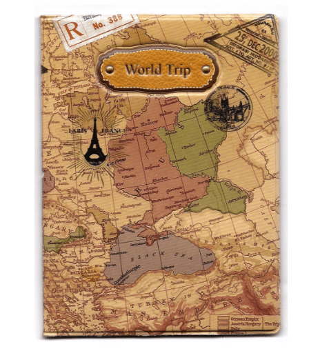 cheap gifts - World Map Passport Cover