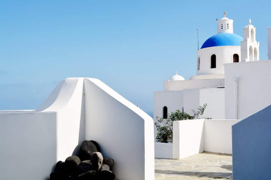 Santorini beaches - Monolithos