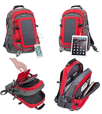 solar panel backpack - Storage