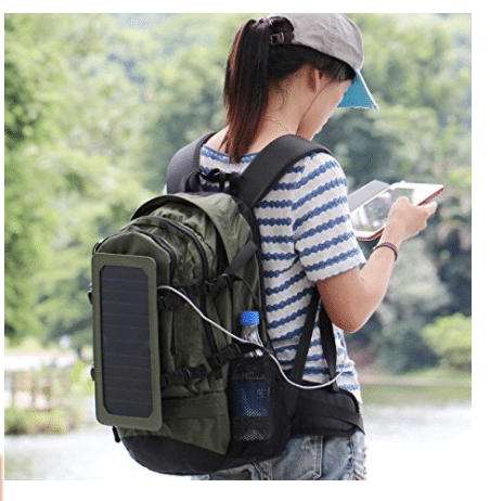 solar panel backpack - Stylish Design