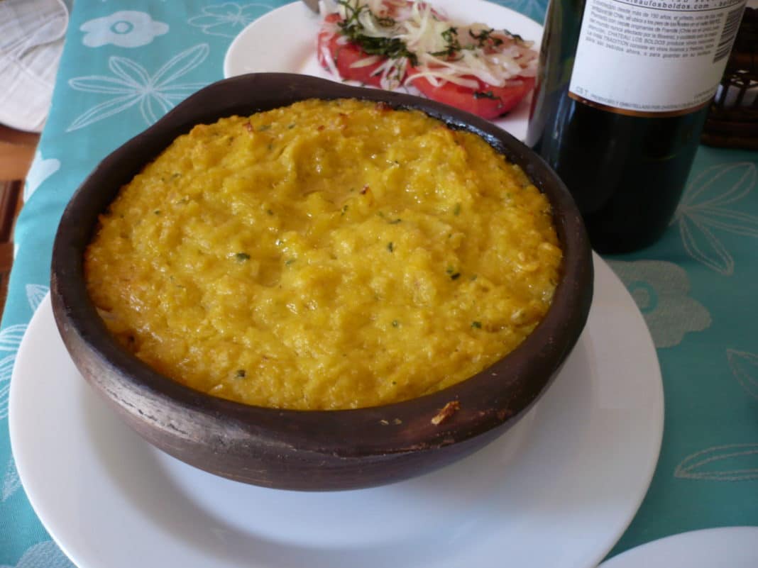 Chilean food - Pastel de Choclo