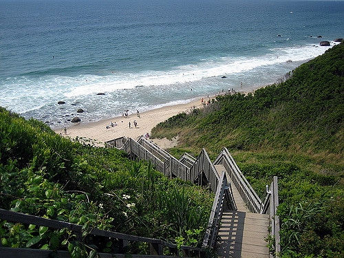 Mohegan Bluffs Beach