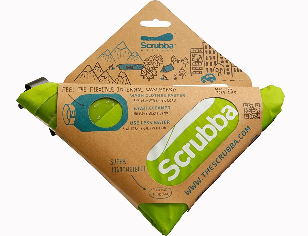 best travel gadgets - Scrubba Wash Bag