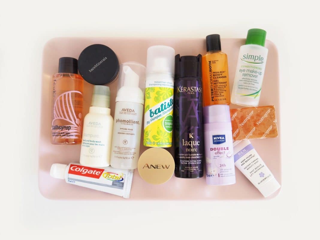 weekend packing list - Toiletries