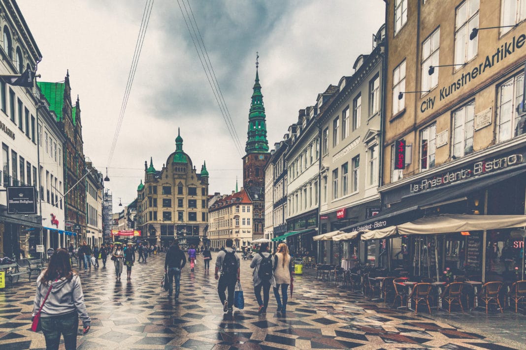 Strøget in the Rain