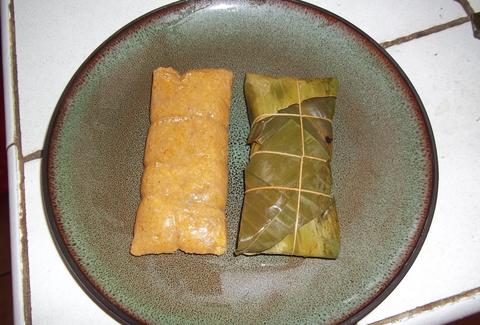 Puerto Rican food - pasteles