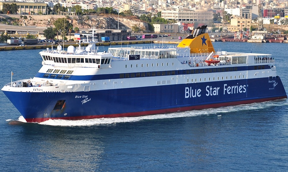 athens to santorini - Blue Star