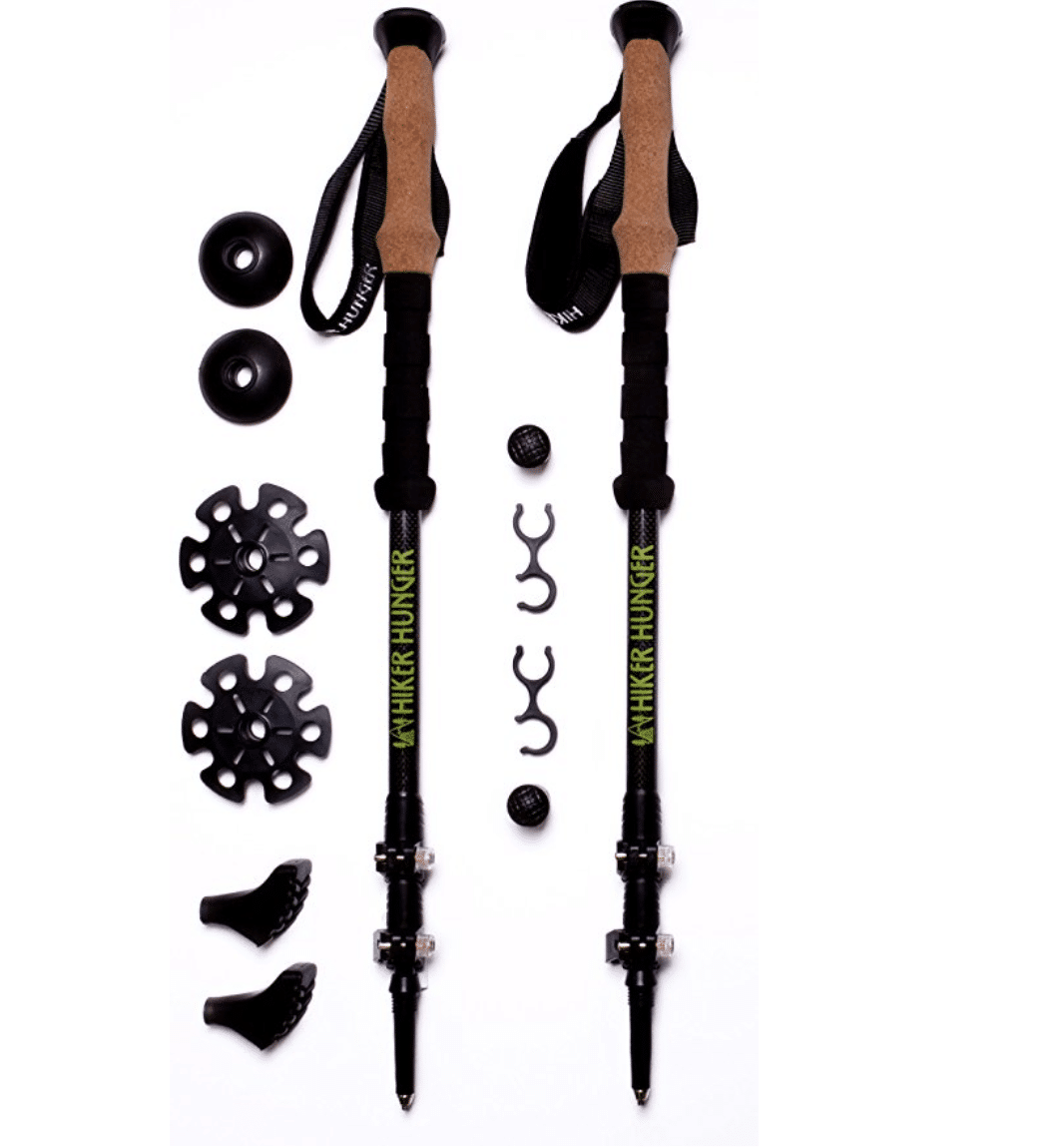 backpacking gear - Carbon Fiber Trekking Poles