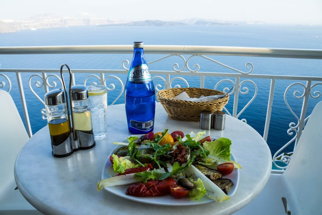 santorini dinner