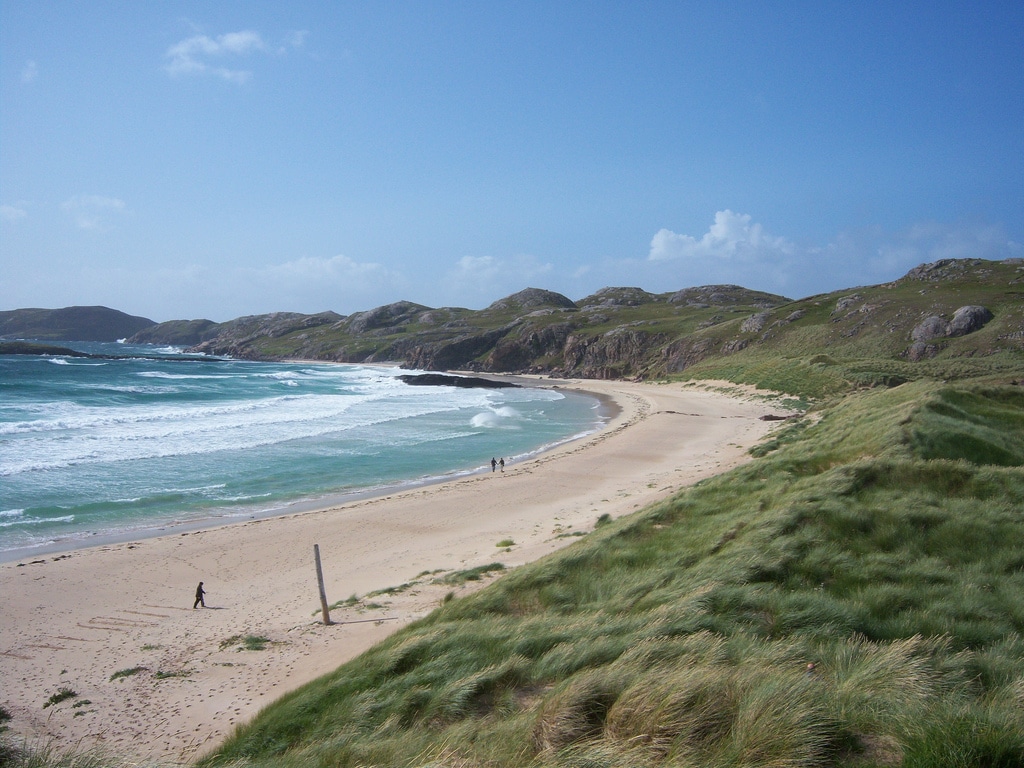 things to do in scotland - Pink Sand Beaches