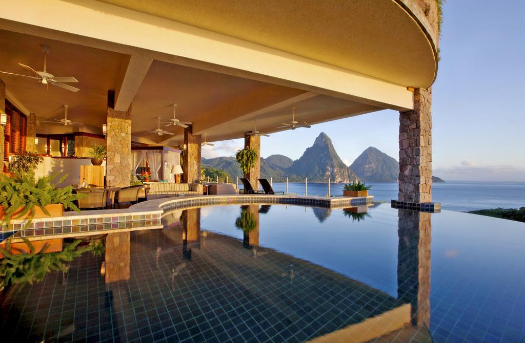 all inclusive honeymoon resorts -  Jade Mountain