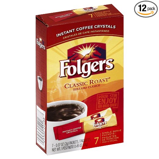 best instant coffee - Folgers Classic Roast