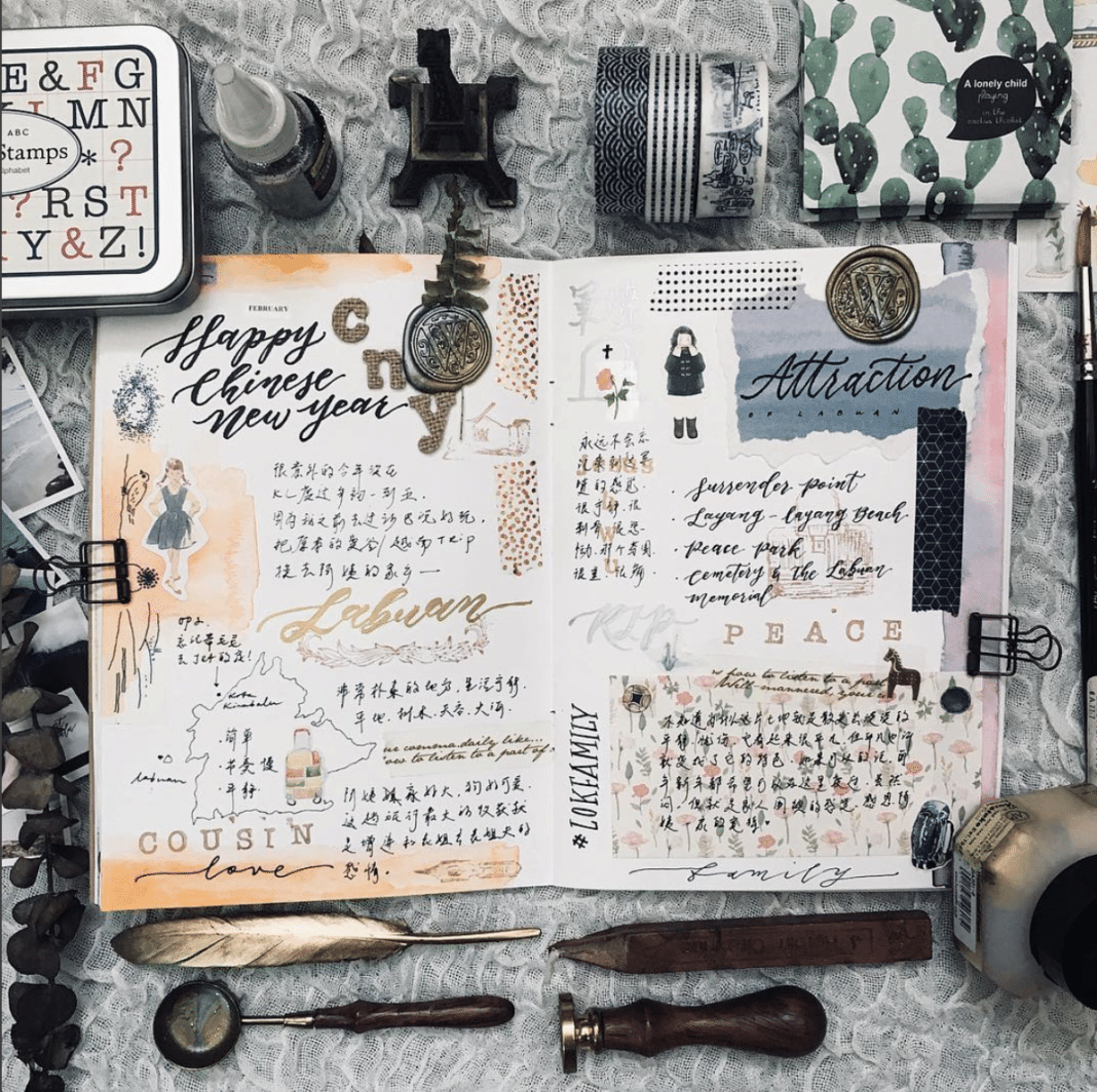 aesthetic travel journal ideas