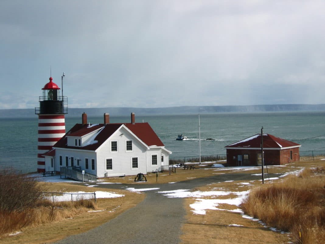 maine lighthouses - West Quoddy Head Light