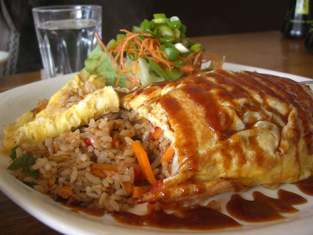 things to do in Kyoto -  Omurice in Japan