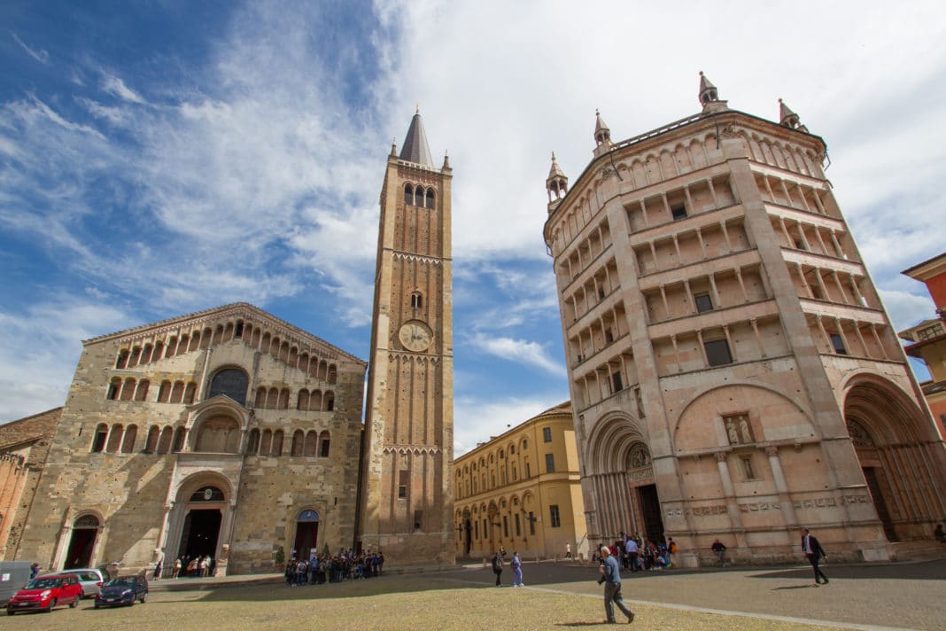 parma, italy -  Baptistery of Parma