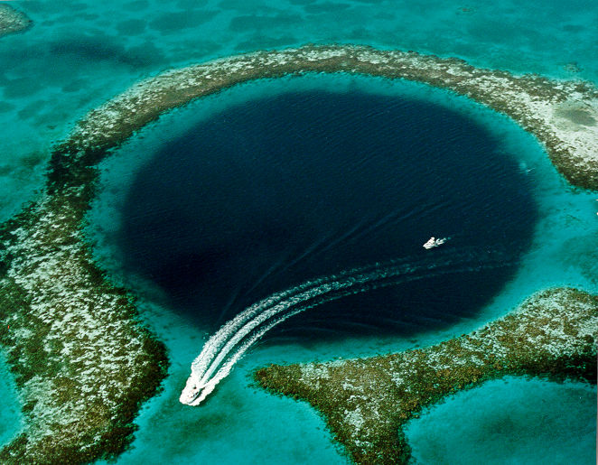best scuba diving in the world - The Great Blue Hole