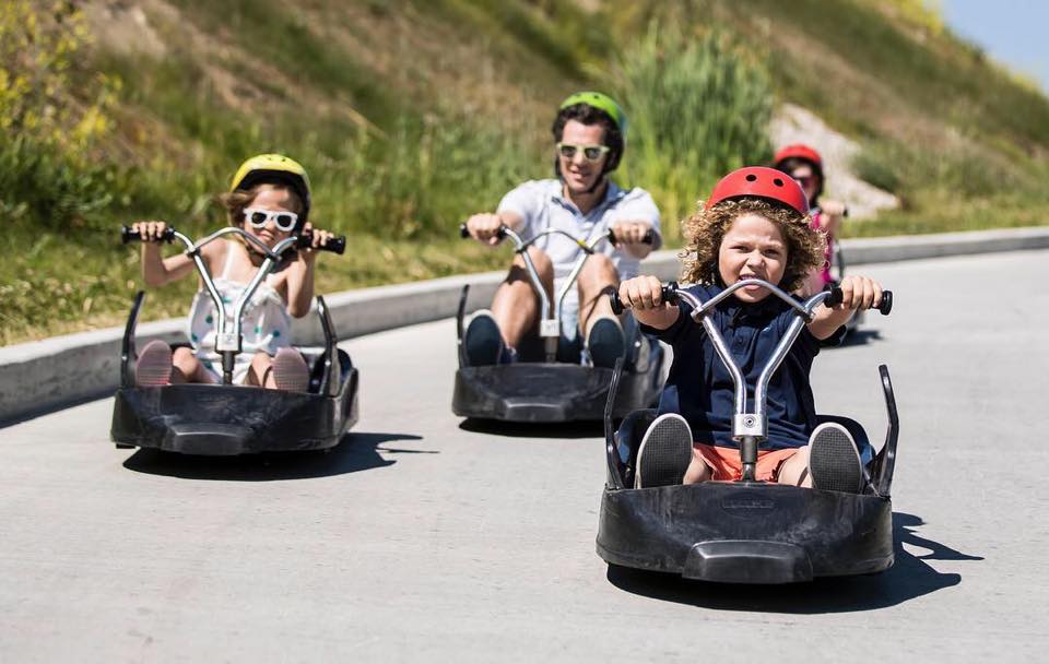 things to do in Calgary - Skyline Luge Calgary