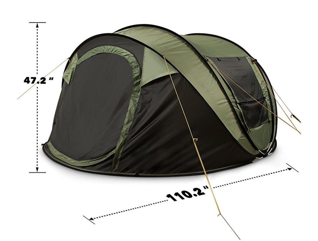 FiveJoy Instant Popup Camping Tent - Quick Setup