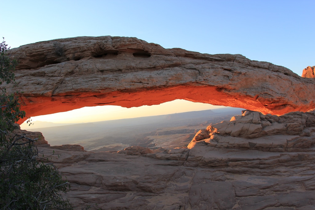 best hikes in Utah - Mesa Arch, Canyonlands National Park