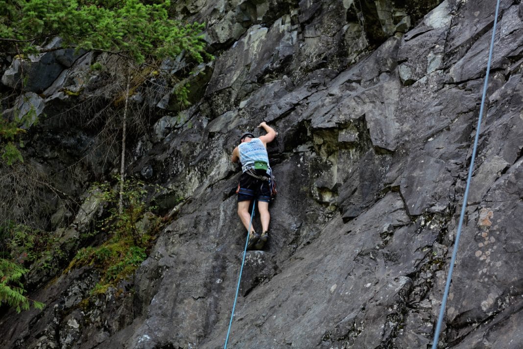 types of rock climbing - sport climbing