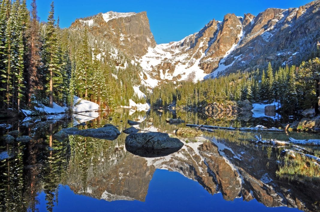 ice fishing lakes - Chambers Lake, Colorado