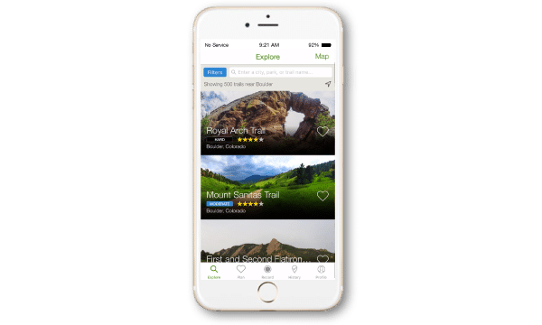 best hiking apps - Alltrails