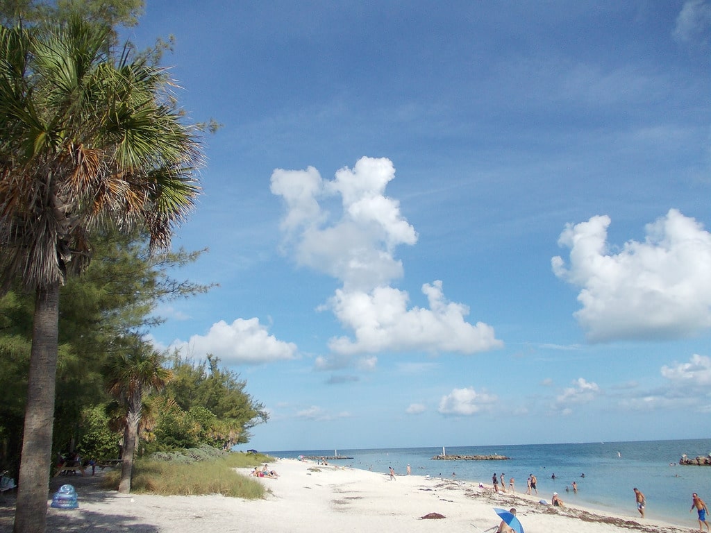 best beaches in key west - Fort Zachary Taylor Beach