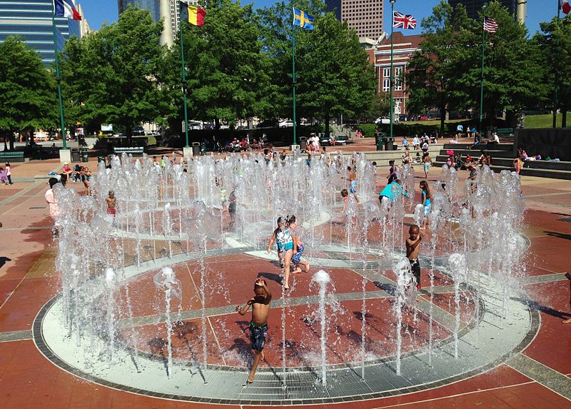 things to do in Atlanta with kids - Splash Pads
