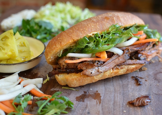 vietnamese street food - Banh mi