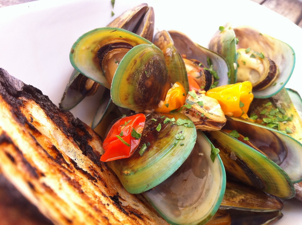 New Zealand food - Green Lipped Mussels