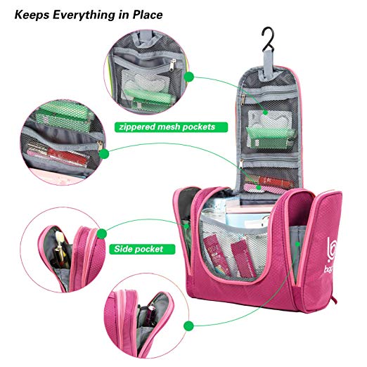 Bago Hanging Toiletry Bag - Compartmentalization