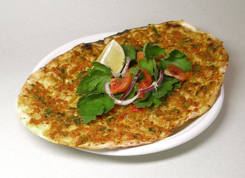 Mediterranean food - Lahmajoun