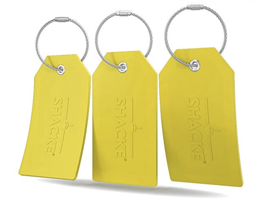 Personalized Luggage Tags - Custom Silver or Gold