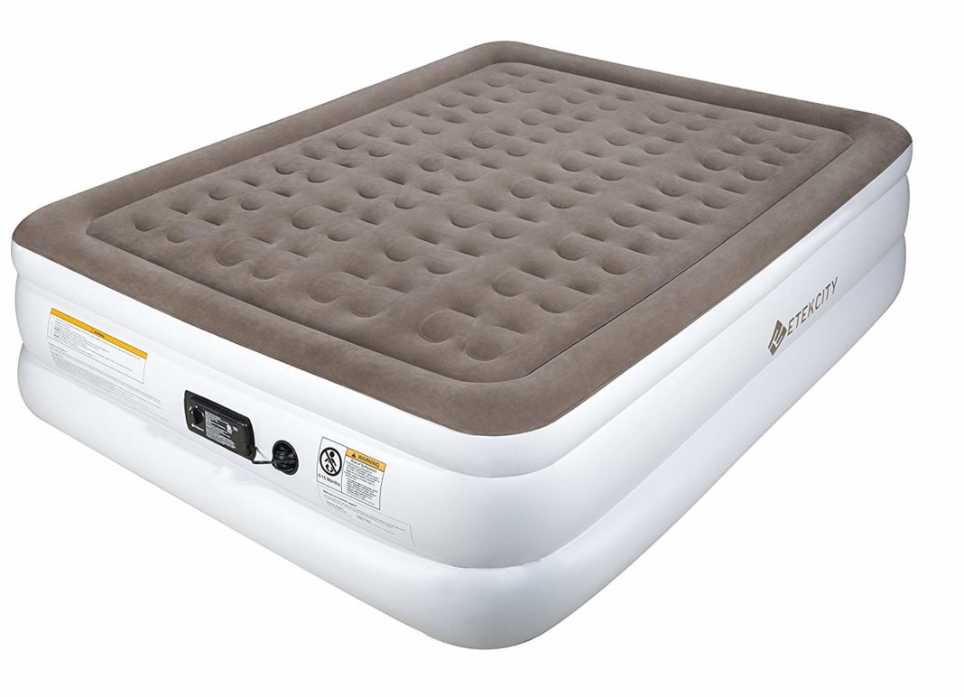 blo up air mattress