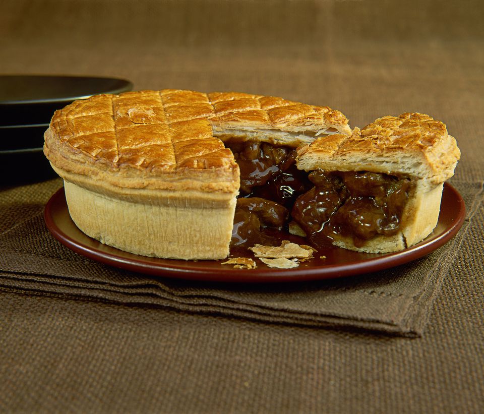 British foods to try in london - Steak and Kidney Pie