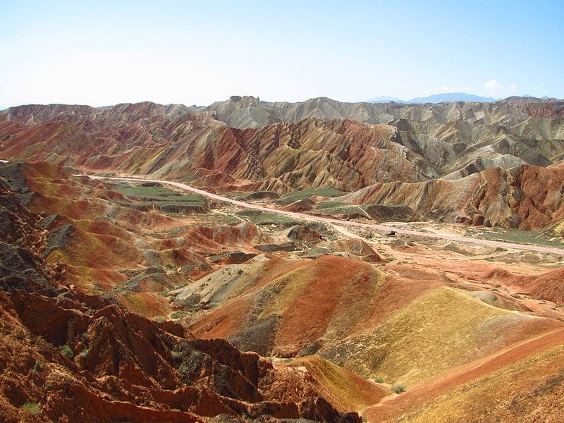 Chinese mountains - Rainbow Mountains