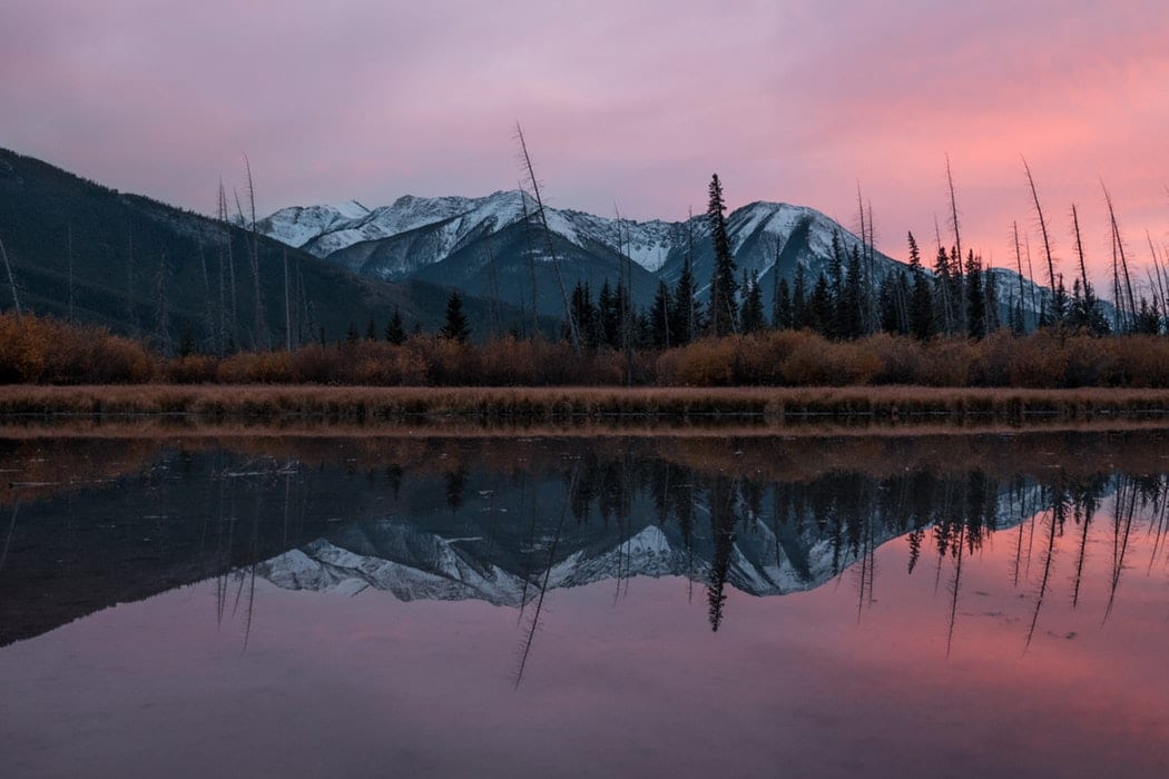 camping in banff - April Showers