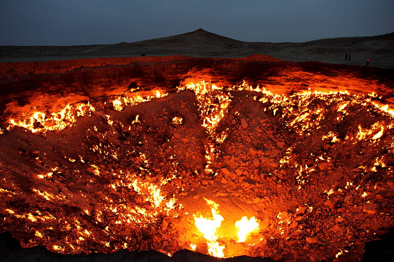 secret travel destinations - Door to Hell, Turkmenistan