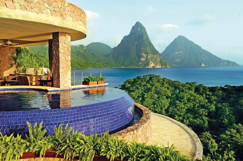 best all inclusive resorts in the Caribbean - Jade Mountain Resort