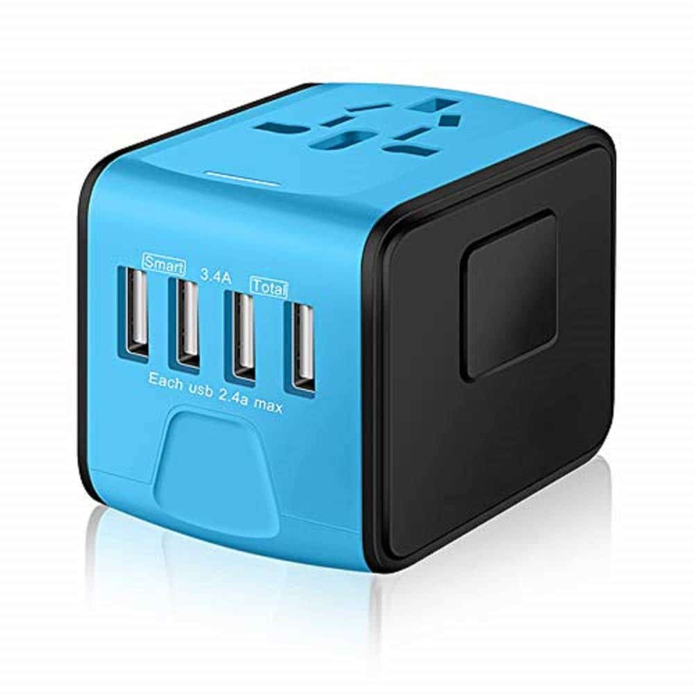 best travel adapter - SAUNORCH Universal 