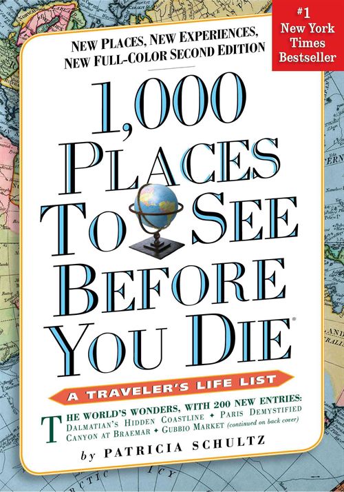 best travel books - 1,000 Places to See Before You Die, Patricia Shultz