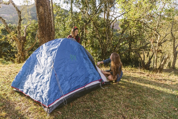 camping for beginners - tent