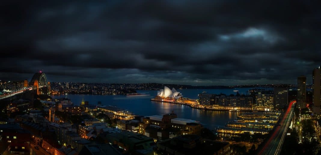 Moving to Australia - Lighted City Landscape